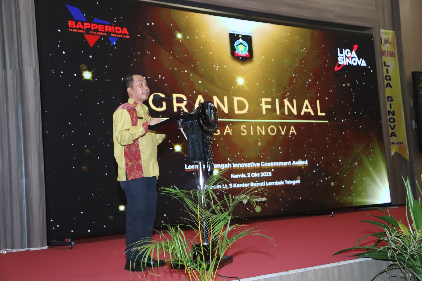 Kepala Bapperida Lombok Tengah, H. Lalu Wiranata. (Dok.ist) 