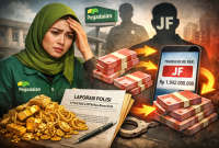 Foto: Ilustrasi dugaan penggelapan dana gadai emas di Bima, Nusa Tenggara Barat, yang menyebabkan kerugian hingga miliaran rupiah dan telah dilaporkan ke pihak kepolisian.