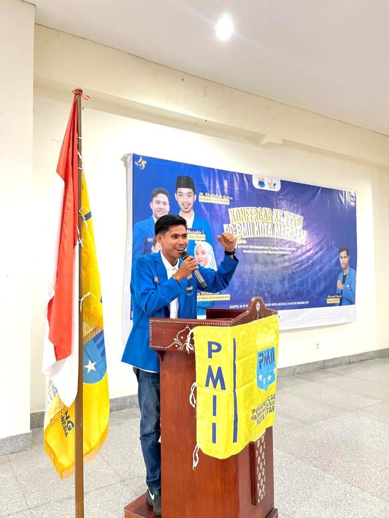 Foto: Ahmad Husni, SH ,Ketua II Pengurus Cabang Pergerakan Mahasiswa Islam Indonesia (PC PMII) Kota Mataram.