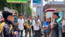 Foto: Caca Handika, Ketua Umum Himpunan Mahasiswa Islam, bersama sejumlah kader yang tergabung dalam Badko HMI Bali-Nusra.