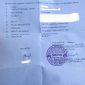 Foto: Tanda bukti laporan pengaduan di Ditreskrimsus Polda NTB terkait dugaan penyimpangan proyek irigasi BBWS NT I di Kabupaten Dompu.(JD09)