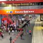 Foto: Suasana pelaksanaan Hari Bebas Kendaraan Bermotor (HBKB) atau Car Free Day (CFD) perdana di kawasan Jalan H.R. Rasuna Said, Jakarta, tepat di depan Stasiun LRT Jabodebek Rasuna Said. Pemerintah Provinsi DKI Jakarta memutuskan untuk menghentikan sementara kegiatan ini mulai Minggu (17/5/2026) guna melakukan evaluasi teknis dan penataan fasilitas publik.