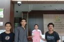 Foto: Aliansi Mahasiswa Peduli Indonesia (AMPI) NTB saat menyampaikan laporan dugaan penyimpangan proyek peningkatan dan rehabilitasi jaringan irigasi BBWS NT I senilai Rp54 miliar ke Kejaksaan Tinggi Nusa Tenggara Barat (Kejati NTB), Rabu (3/6/2026). (JD27).