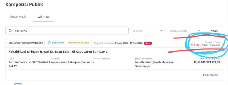 Foto: Contoh jadwal dalam proses tender. Mahasiswa siap Bawa Kasus ini ke KPPU, Kejagung, dan KPK. Diduga ada persekongkolan antara Panitia Tender dan PPK, sehingga setiap tahun proyek dikuasai satu kontraktor terutama proyek di BWS.