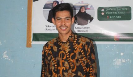 Ketua Front Pemuda Progresif (FPP) NTB, Ahmad Husni. Ia mendesak Kejati NTB untuk melakukan audit hukum secara transparan dan profesional terkait tata kelola serta aliran dana program Makan Bergizi Gratis (MBG) di Kabupaten Bima yang melibatkan yayasan keluarga pejabat publik. (Foto: Dok. Istimewa)