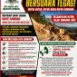 Pamflet resmi pernyataan sikap DPC GARDA SATU Kabupaten Sumbawa dan DPW GARDA SATU NTB menyikapi Surat Edaran Bupati Sumbawa terkait larangan menanam jagung di kawasan hutan dan desakan penertiban tambang liar, Jumat (12/6/2026). (Foto: Dok. GARDA SATU)
