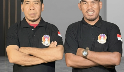Foto: Ketua dan Sekertaris Gabungan Kawula Muda Bima Dompu Pulau Lombok (GAKADA BIDOM).