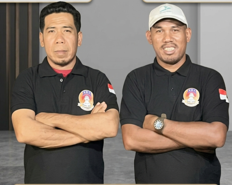 Foto: Ketua dan Sekertaris Gabungan Kawula Muda Bima Dompu Pulau Lombok (GAKADA BIDOM).