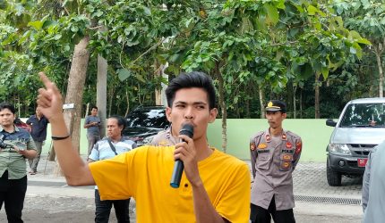 Foto: Ahmad Husni, Ketua Front Pemuda Progresif (FPP) Nusa Tenggara Barat.(JD09)