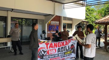 Poros Pemuda NTB Demo BP2JK dan Kejati, Tuntut Usut Tuntas Praktik Monopoli Tender
