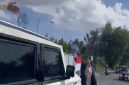 Maulana Ketua Dewan Perwakilan Mahasiswa (DPM) Universitas Mataram, Menghadang Mobil Presiden Prabowo Subianto Menuju Tempat Peresmian Bendungan Meninting Lombok Barat NTB 10/07/2026