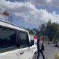 Maulana Ketua Dewan Perwakilan Mahasiswa (DPM) Universitas Mataram, Menghadang Mobil Presiden Prabowo Subianto Menuju Tempat Peresmian Bendungan Meninting Lombok Barat NTB 10/07/2026