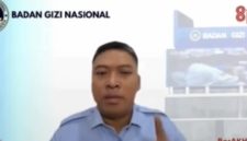 Foto: Kepala Badan Gizi Nasional, Sudaryono, saat pengarahan nasional secara daring