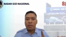 Foto: Kepala Badan Gizi Nasional, Sudaryono, saat pengarahan nasional secara daring