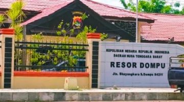 Foto: Markas Kepolisian Resor (Polres) Dompu, Nusa Tenggara Barat (NTB) yang berlokasi di Jalan Bhayangkara No. 9, Dompu.(Dok.istimewa)