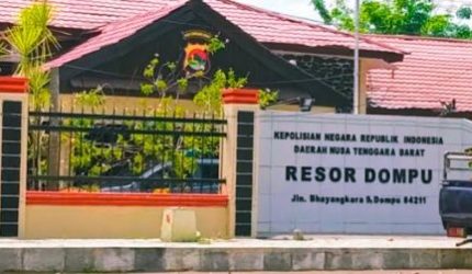 Foto: Markas Kepolisian Resor (Polres) Dompu, Nusa Tenggara Barat (NTB) yang berlokasi di Jalan Bhayangkara No. 9, Dompu.(Dok.istimewa)