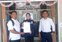 Foto : pelaporan resmi di terima kejaksaan negeri dompu