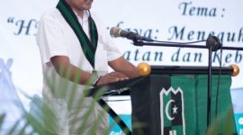 Foto: Dharmawan, Ketua Umum Himpunan Mahasiswa Islam (HMI) Cabang Bima.(JD09)