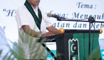 Foto: Dharmawan, Ketua Umum Himpunan Mahasiswa Islam (HMI) Cabang Bima.(JD09)