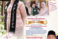 Poster ucapan kelulusan dr. Ika Rahmawanti Caesarina Harsono, Sp.JP dari FK Universitas Airlangga oleh Anggota DPRD NTB Raihan Anwar.(Dok.Istimewa)