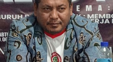 Foto: Ketua DPC FSBSI Bima sekaligus Koordinator Wilayah KSBSI Nusa Tenggara Barat (NTB), Aris Munandar Pakpahan.(Dok.Istimewa)