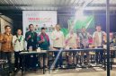 Sesi foto bersama para pemateri dan panitia pada Dialog Publik HMI Cabang Mataram yang membahas kesiapan bonus demografi 2030 di Mataram, Jumat (30/10/2026). Foto: Dok. HMI Cabang Mataram