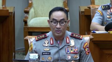 Foto: Komjen Pol. Dr. (H.C.) Suyudi Ario Seto, S.I.K., S.H., M.Si. Saat menjalani uji kelayakan dan kepatutan pada Kamis (1/10/2026)