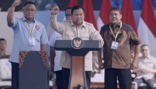 Foto : Presiden Prabowo Subianto Saat Menghadiri Peringatan Hari Buruh Internasional