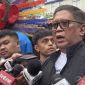 Foto: Sekretaris Jenderal Partai Demokrasi Indonesia Perjuangan (PDI-P), Hasto Kristiyanto saat menghadiri acara Merah Muda Fest, Menyongsong 100 Tahun Sumpah Pemuda di Museum Sumpah Pemuda, Jakarta, Minggu (25/10).