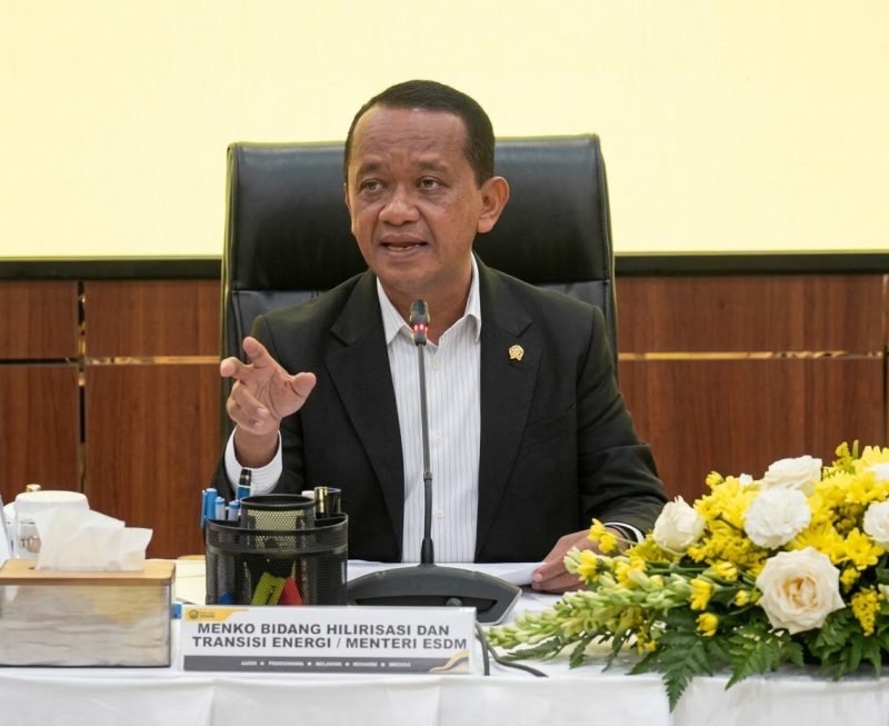 Foto: Menteri Energi dan Sumber Daya Mineral (ESDM) Bahlil Lahadalia Dalam Konferensi Pers di Jakarta (26/10)